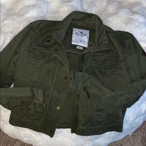 Hollister Dark Green Utility Jacket